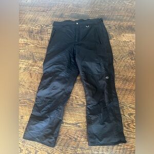 Slalom Men’s Black Insulated Snow / Ski Pants 
Size XL